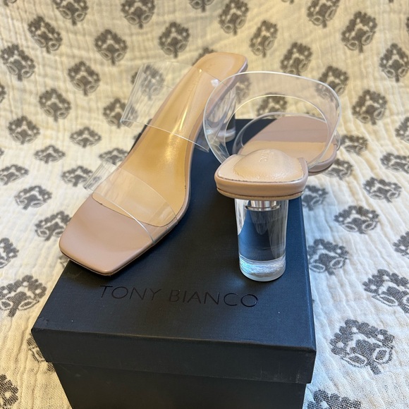 Tony Bianco Sabelle Sandal (Clear) - Picture 2 of 7